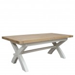 Deluxe Painted X-Leg Extending Dining Table